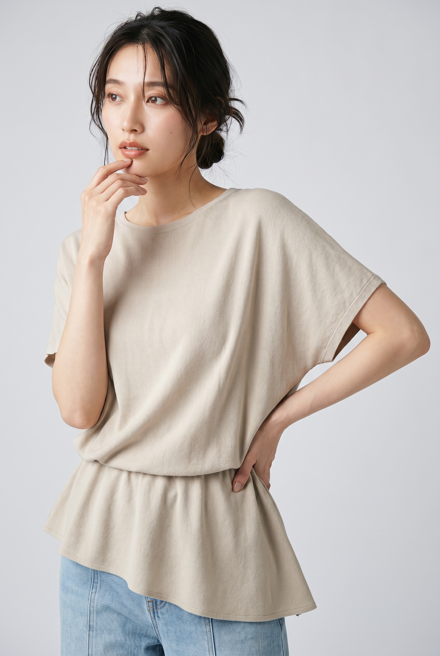ドロストブラウスTシャツ