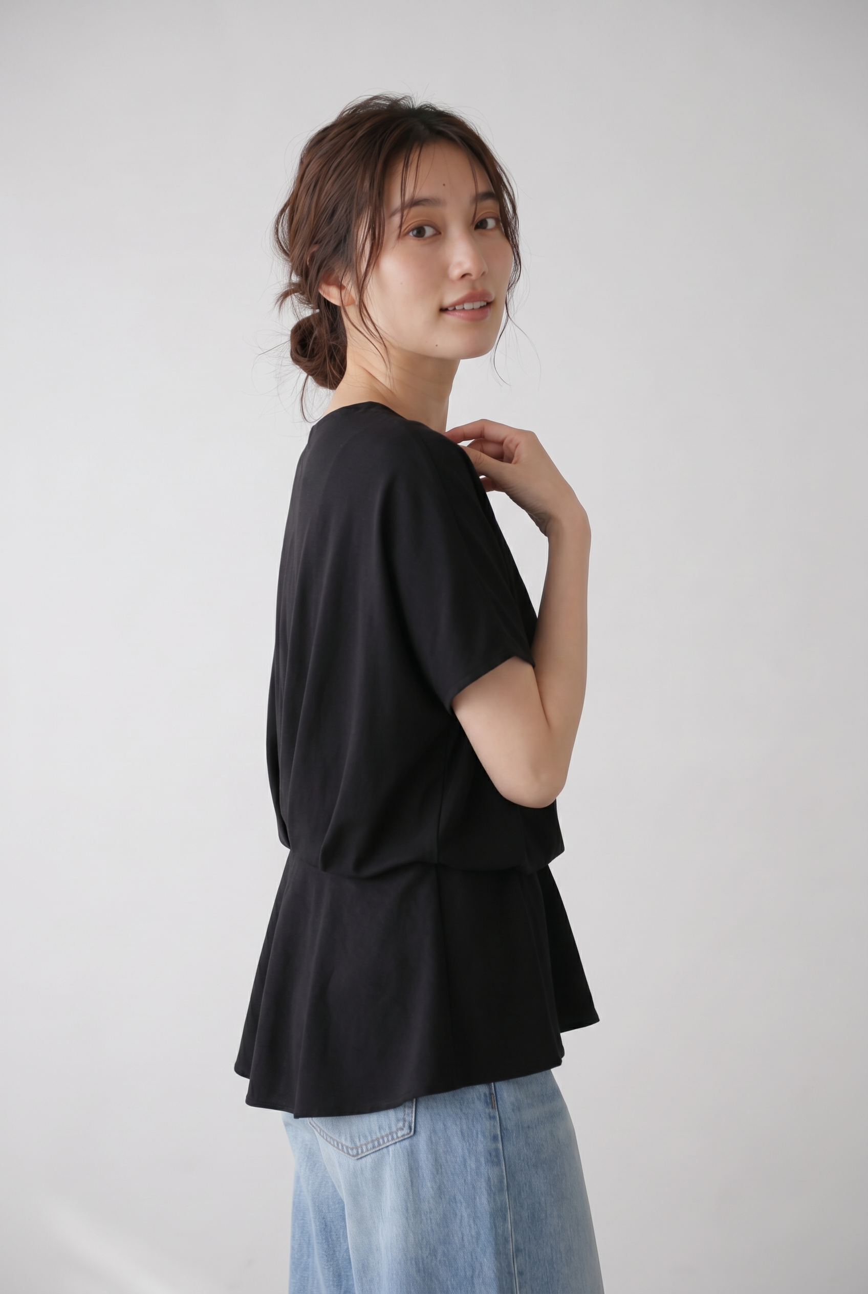 ドロストブラウスTシャツ